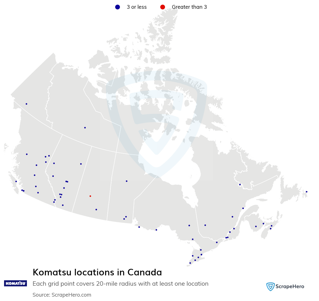 Komatsu dealer locations