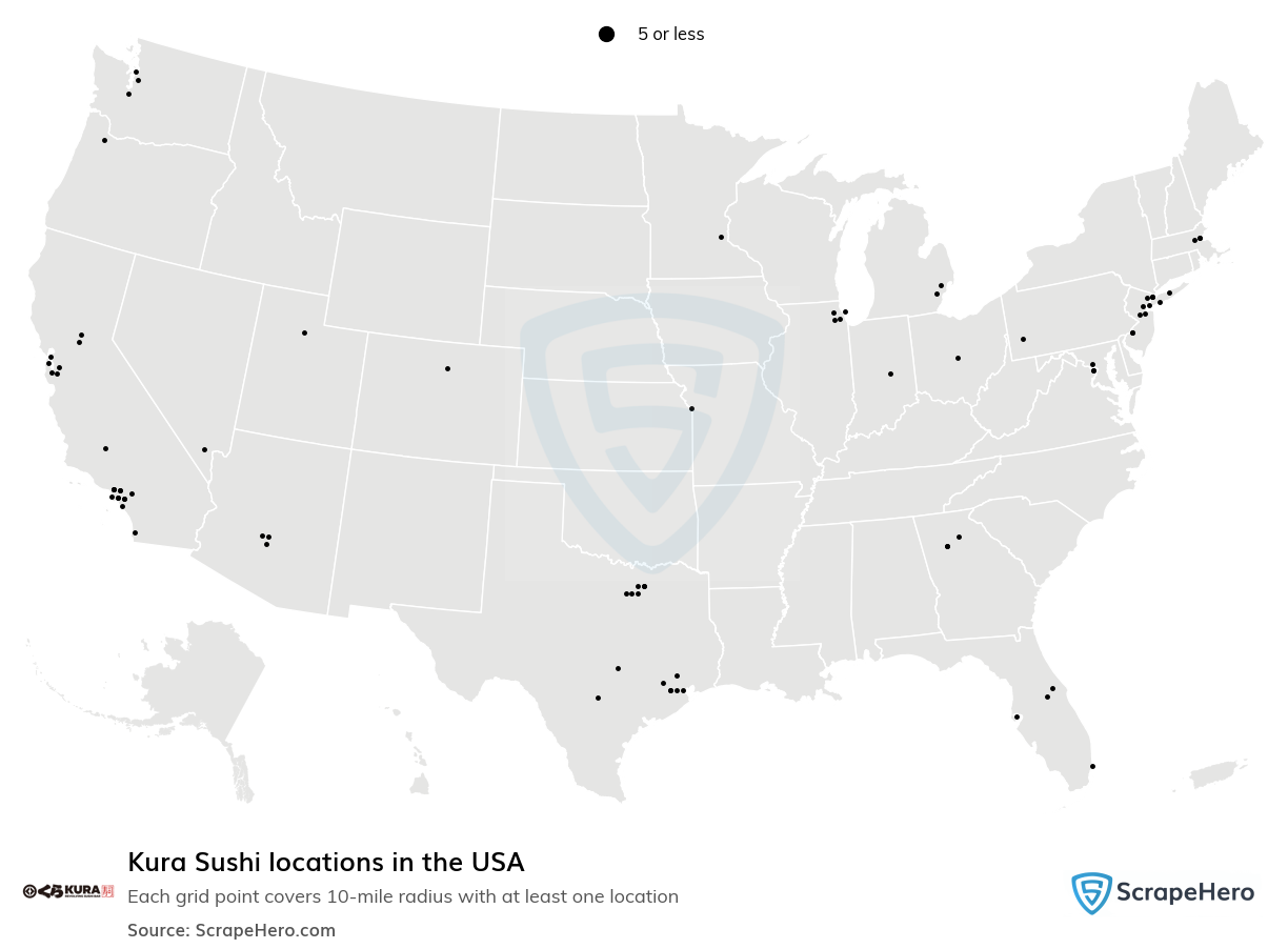 Kura Sushi locations