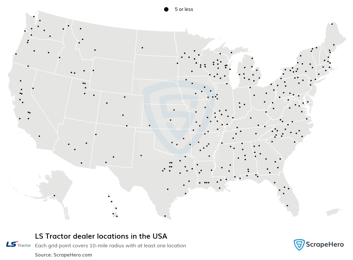 LS Tractor dealer locations