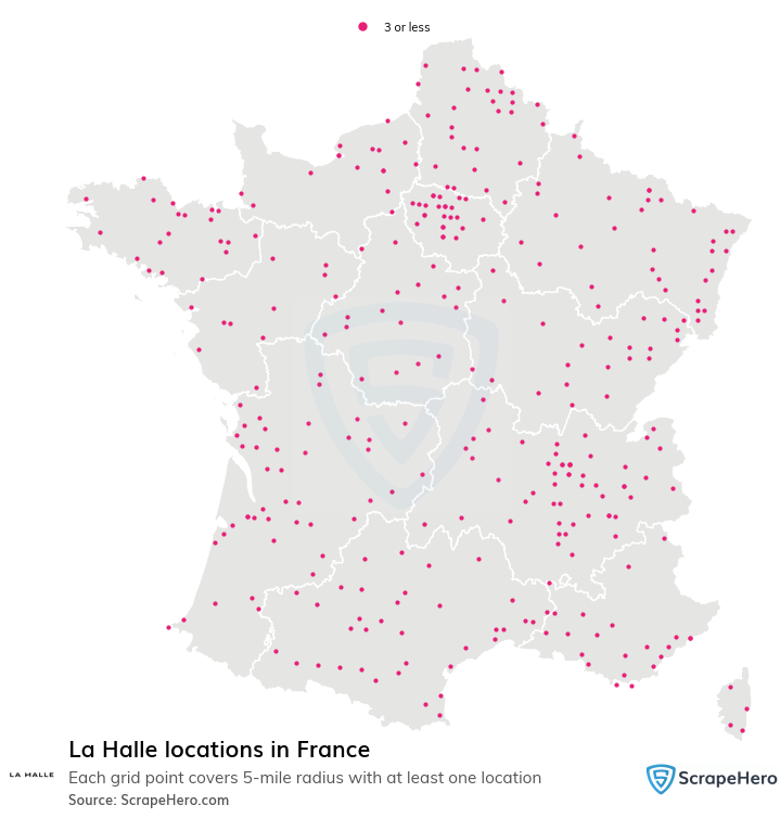 La Halle locations