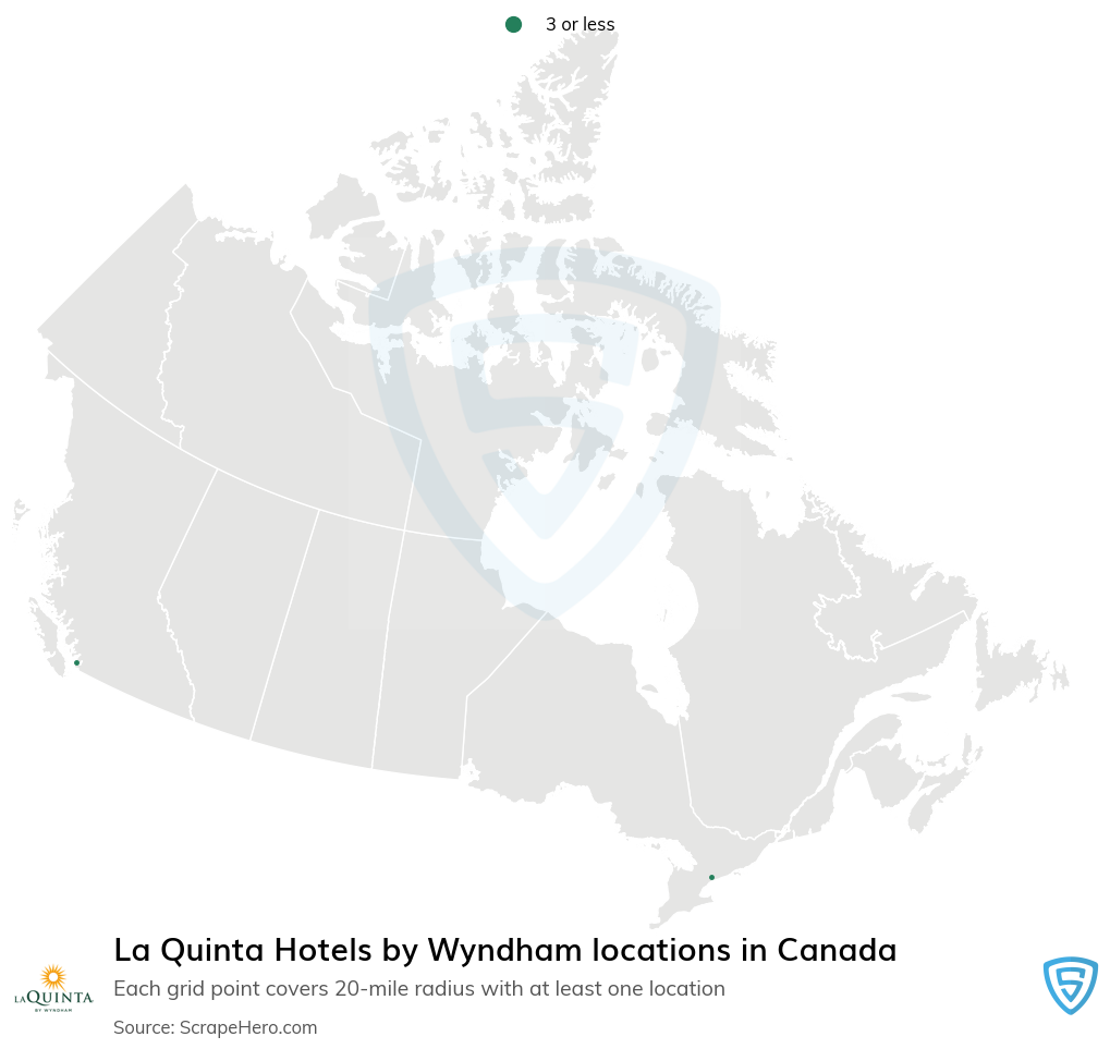 La Quinta Hotels by Wyndham locations