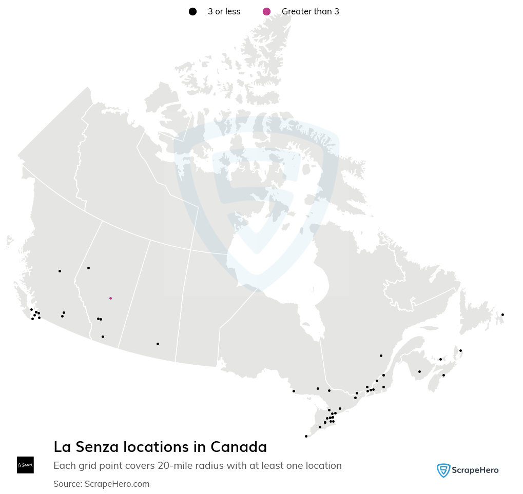 La Senza store locations