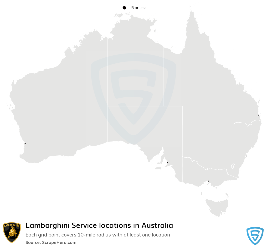 Lamborghini Service locations
