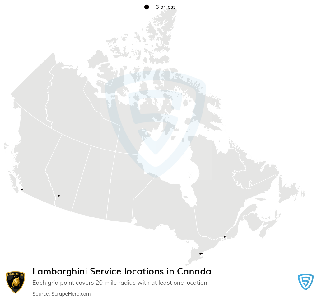 Lamborghini Service locations