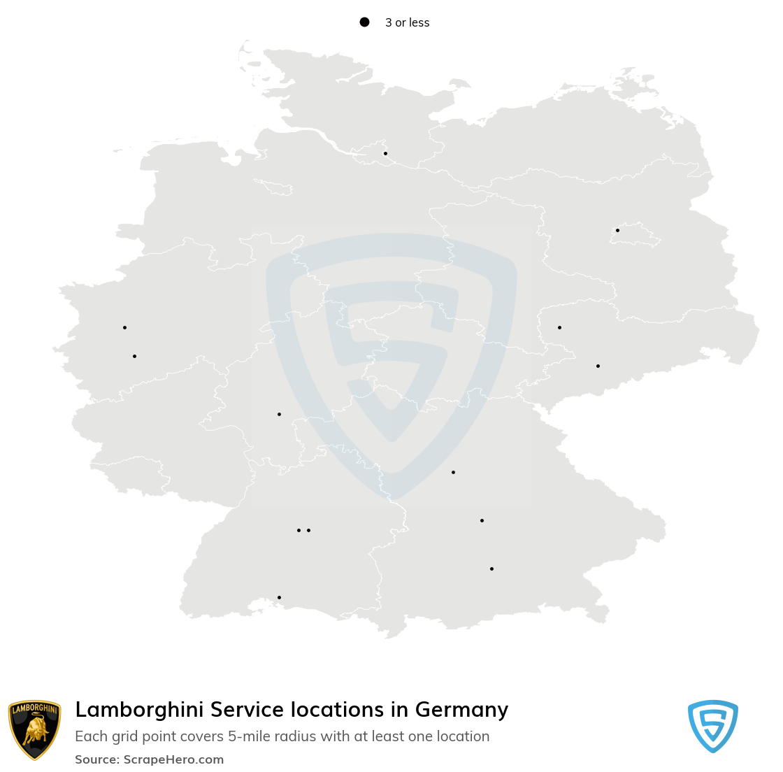 Lamborghini Service locations
