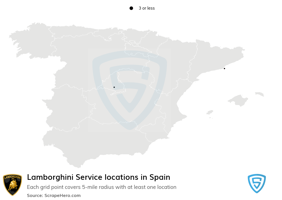 Lamborghini Service locations
