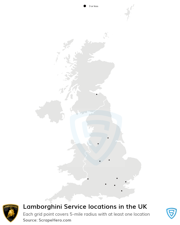 Lamborghini Service locations