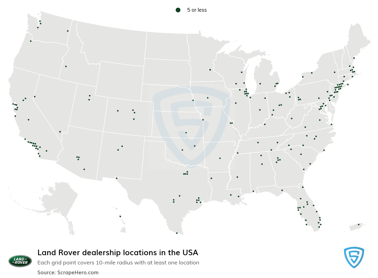 Land Rover dealership locations