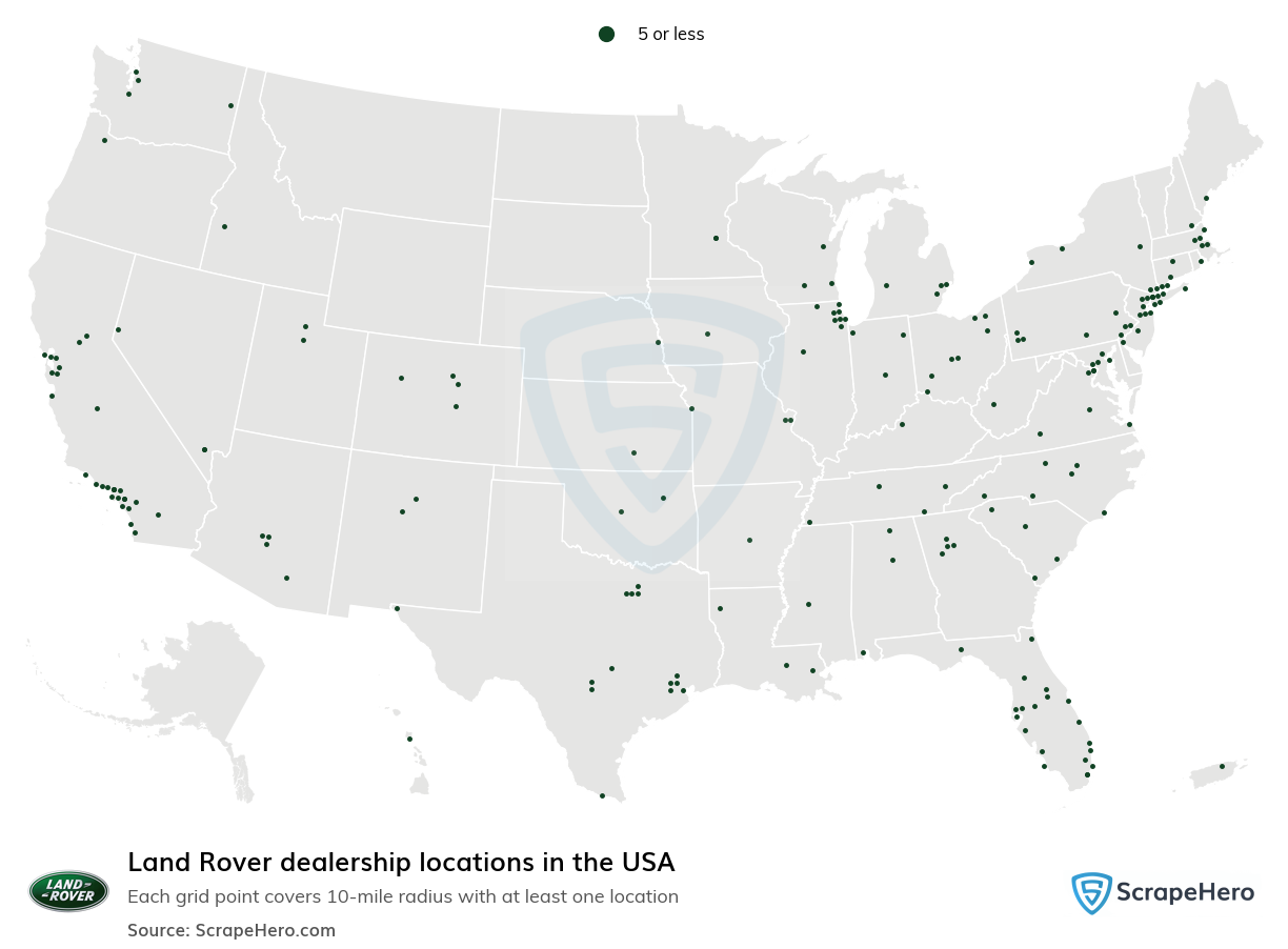 Land Rover dealership locations