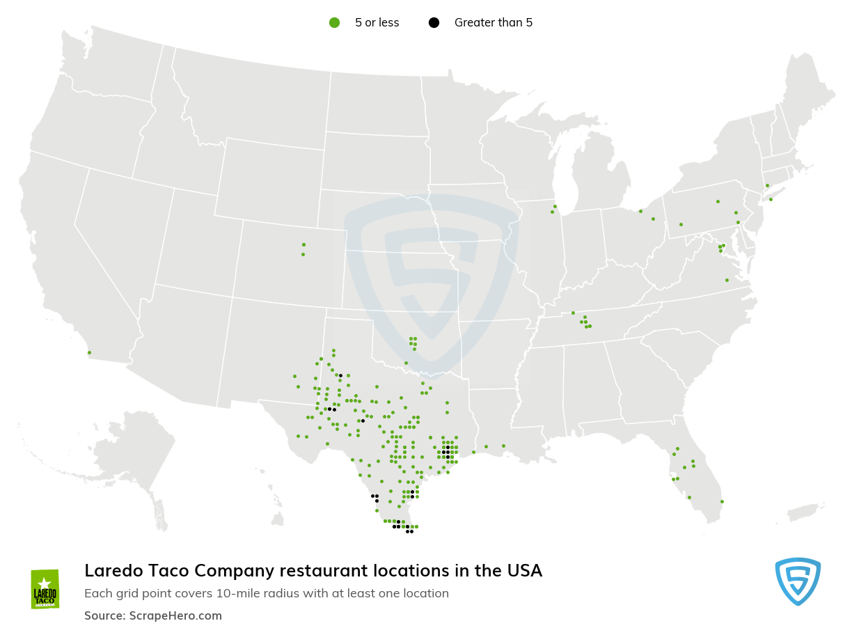 Laredo Taco Company restaurant locations
