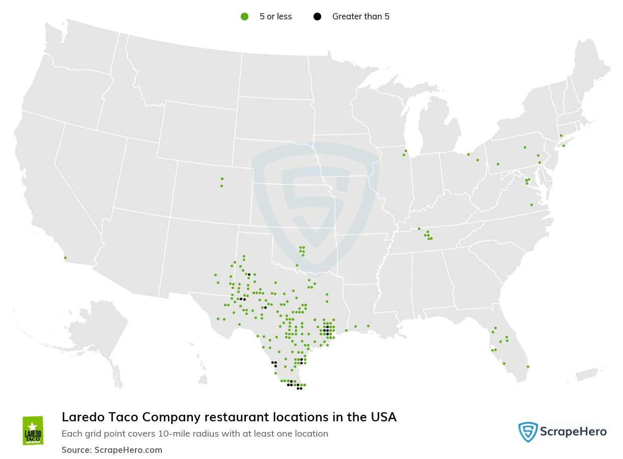 Laredo Taco Company restaurant locations