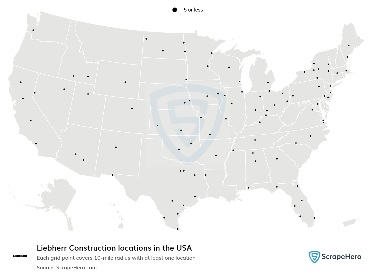 Liebherr Construction locations