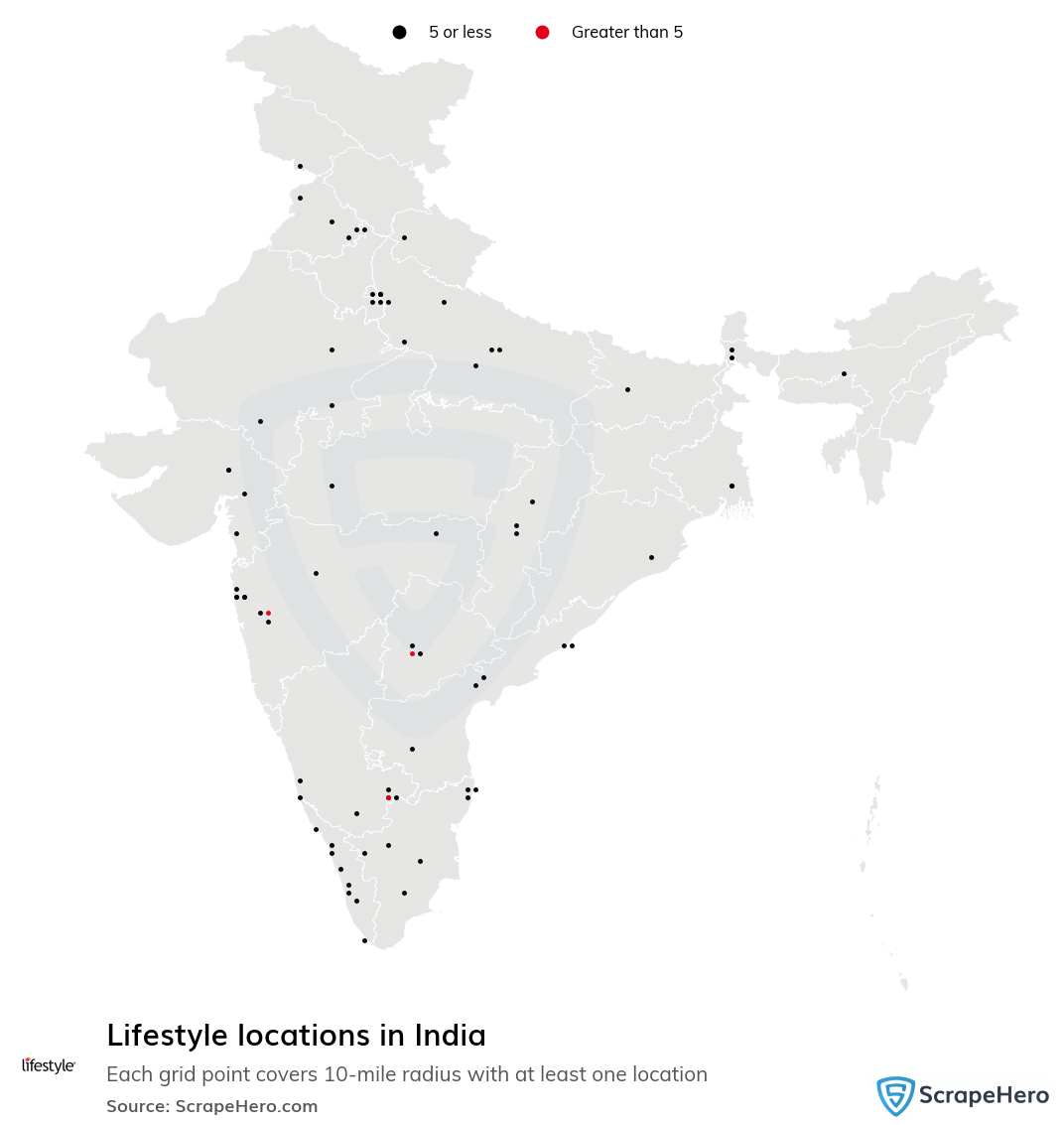 Lifestyle store locations