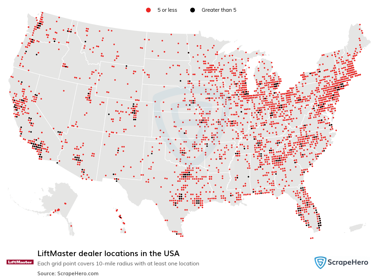 LiftMaster dealer locations