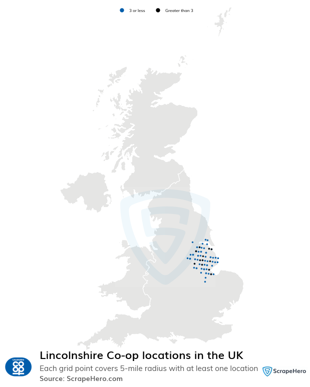 Lincolnshire Co-op locations