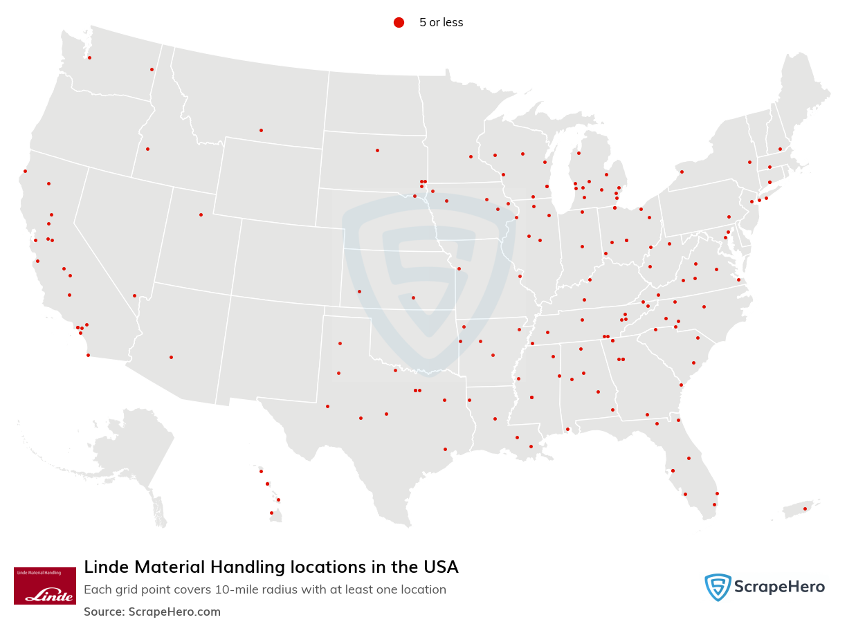 Linde Material Handling locations