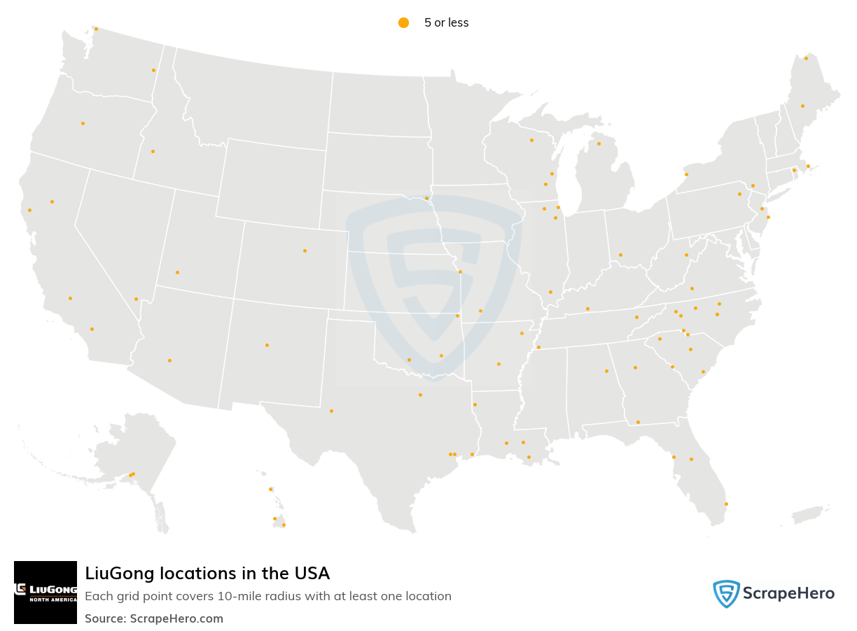 LiuGong locations