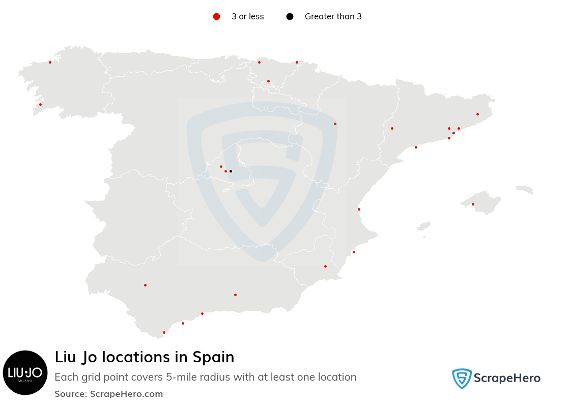 Liu Jo locations