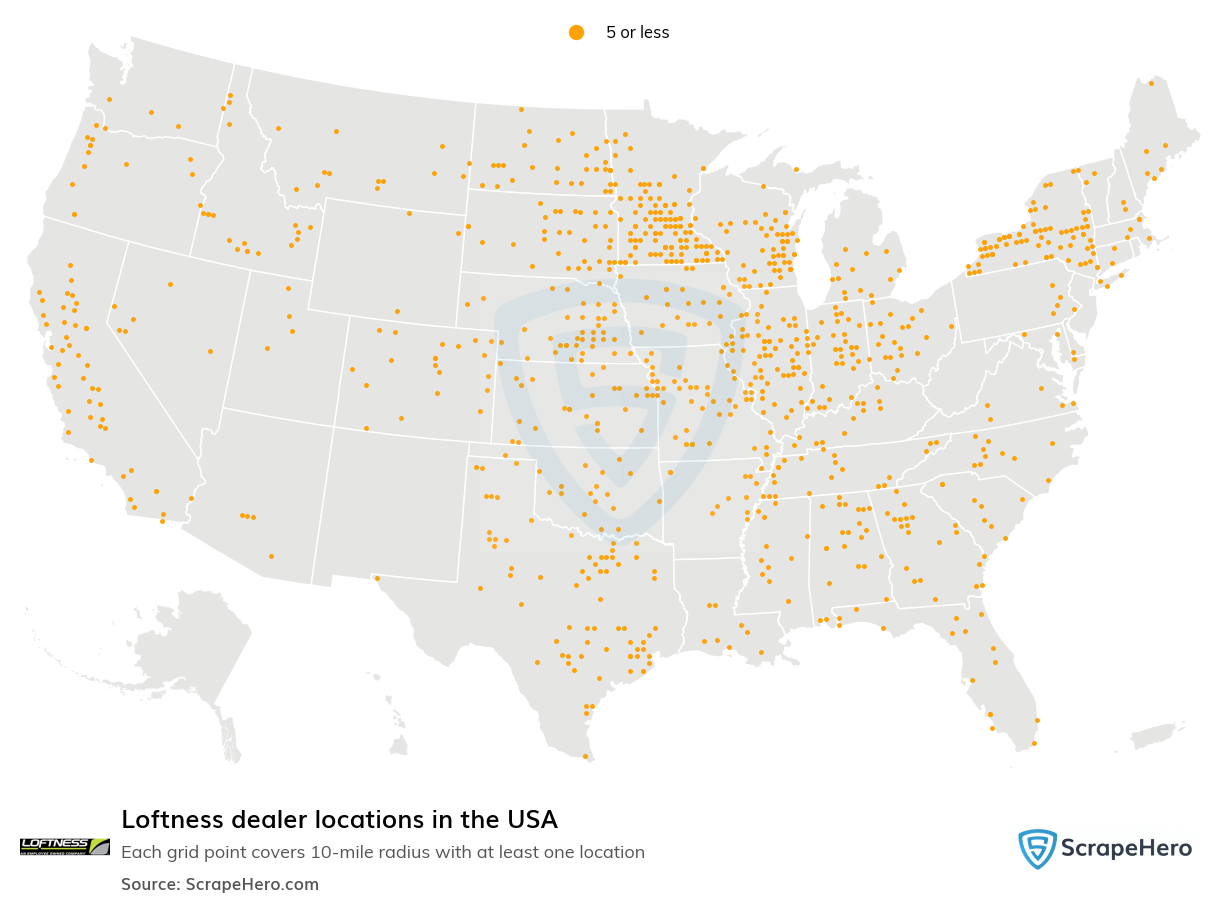 Loftness dealer locations