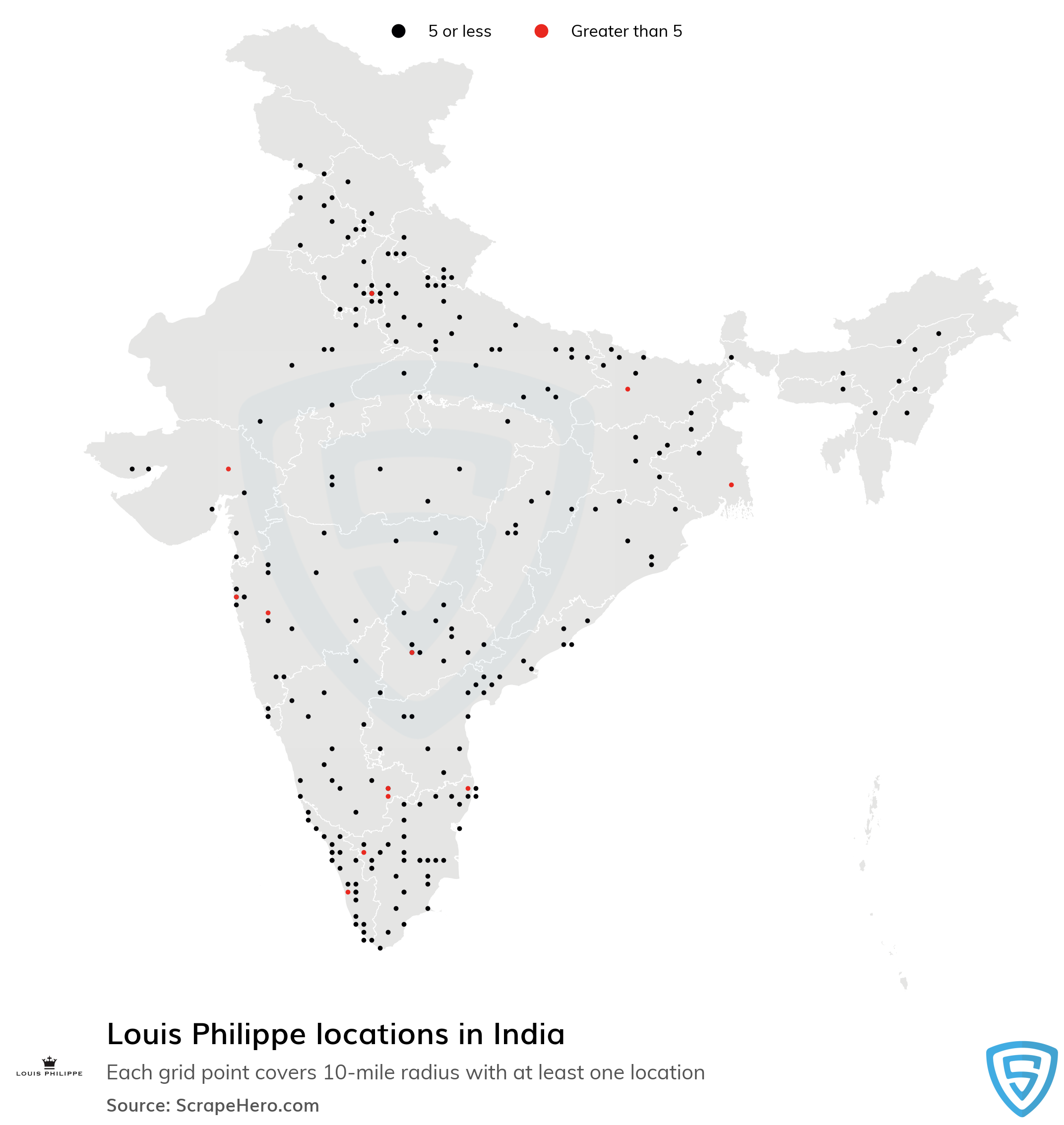 List of all Louis Philippe store locations in India - ScrapeHero