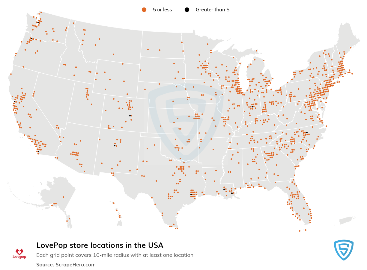 LovePop store locations