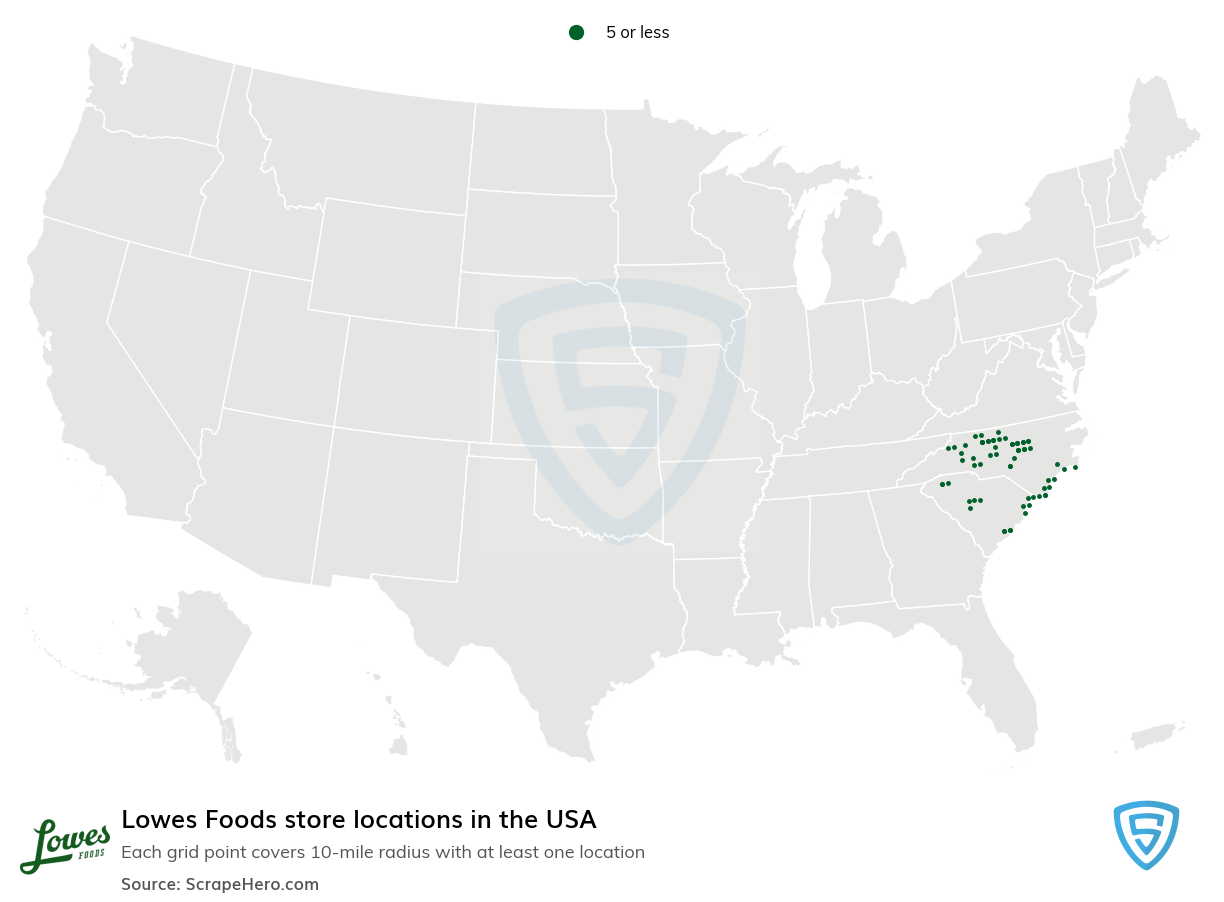 Lowes Foods retail store locations