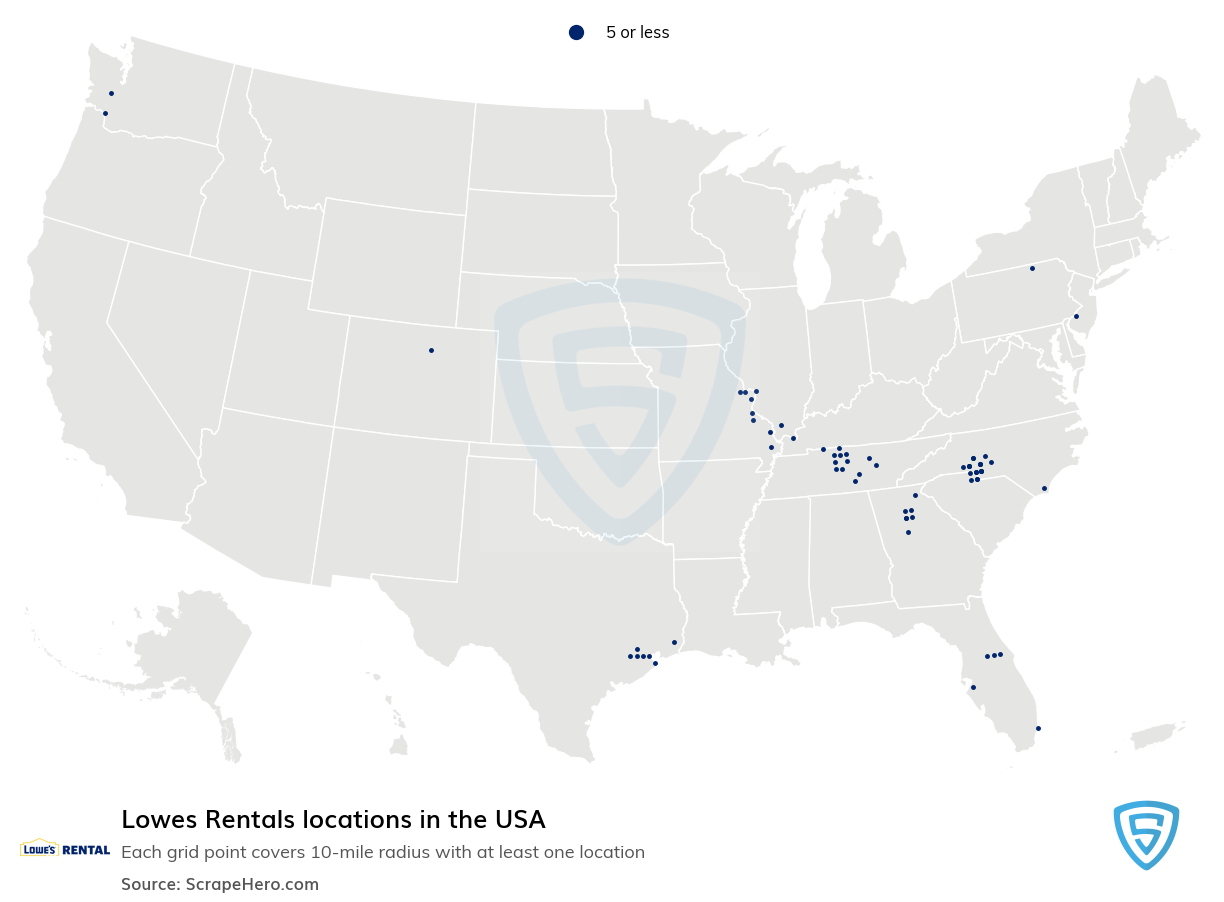 Lowes Rentals locations