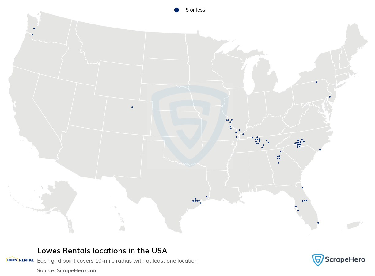 Lowes Rentals locations