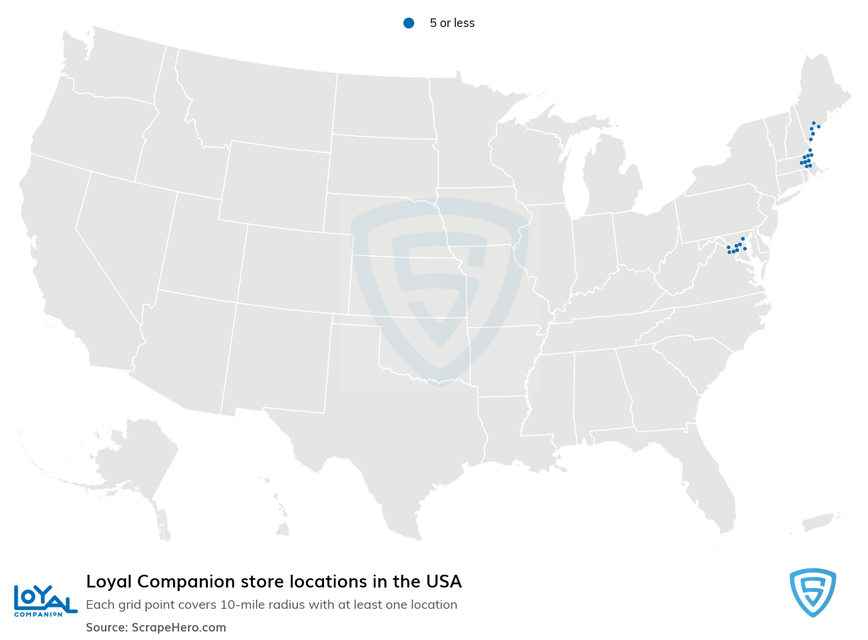 Loyal Companion store locations