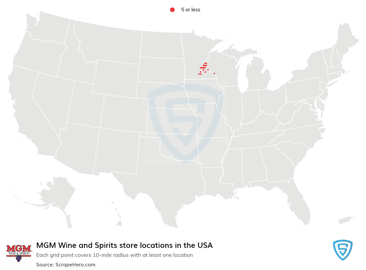 MGM Wine and Spirits store locations