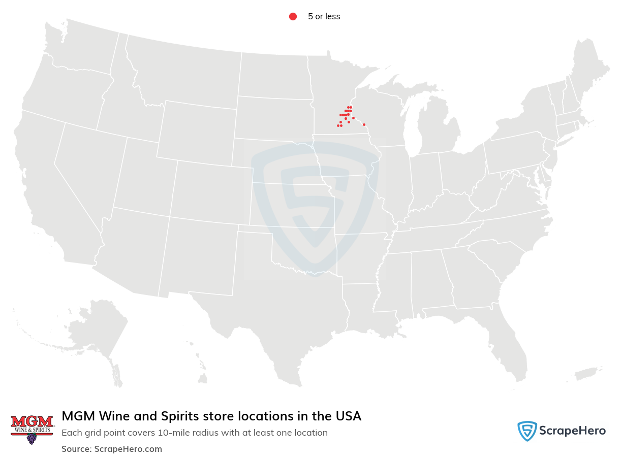 MGM Wine and Spirits store locations