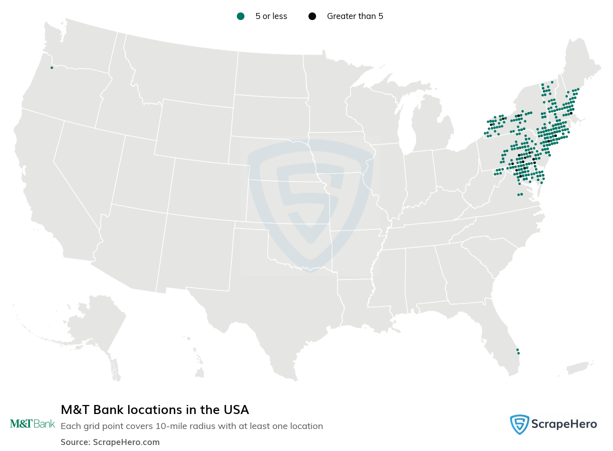 M&T Bank locations