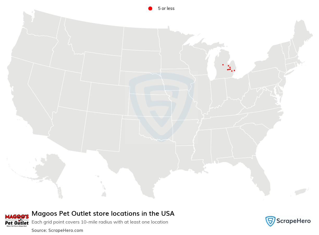 Magoos Pet Outlet store locations