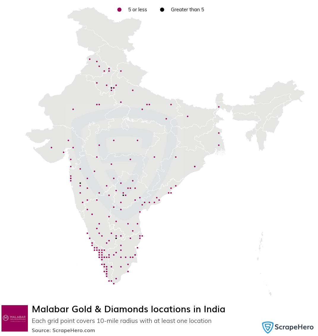 Malabar Gold & Diamonds store locations