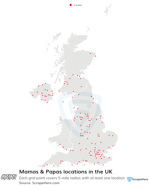 Mamas & Papas store locations