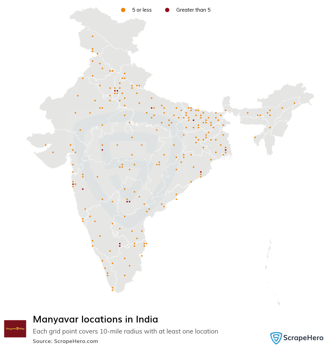 Manyavar store locations