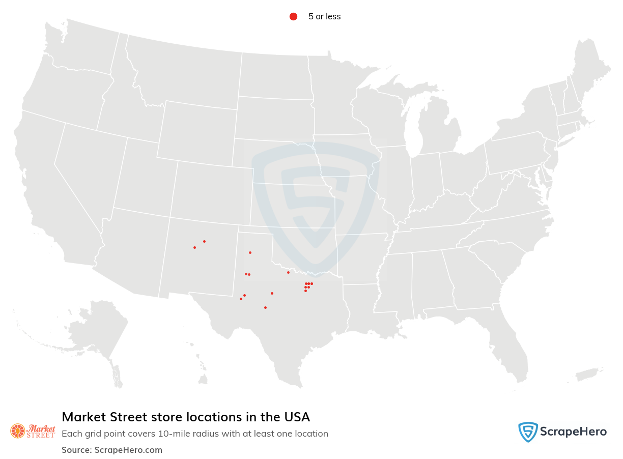 Market Street store locations