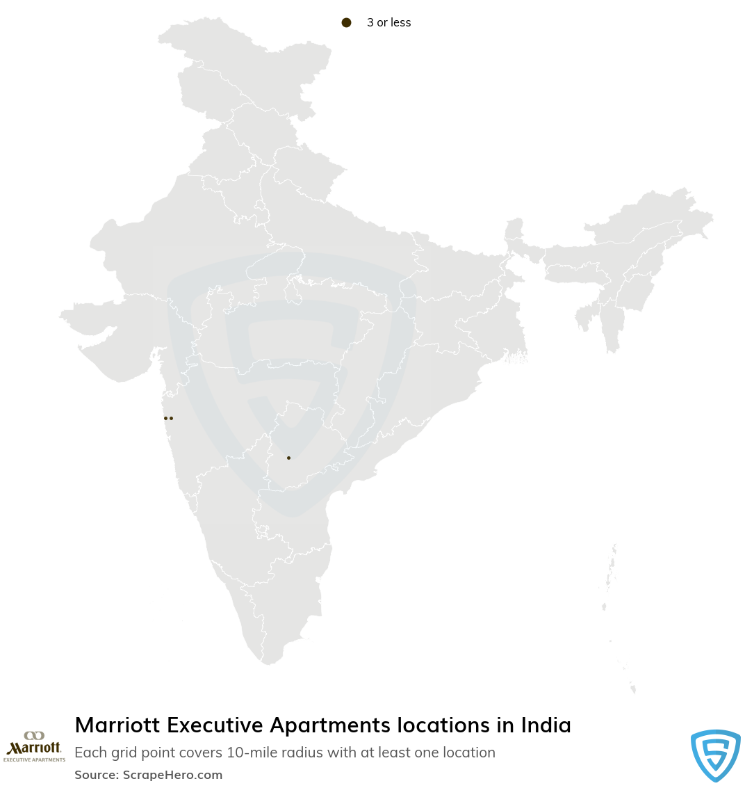 Marriott Executive Apartments hotel locations