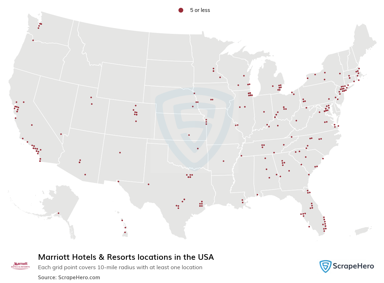 Marriott Hotels & Resorts locations