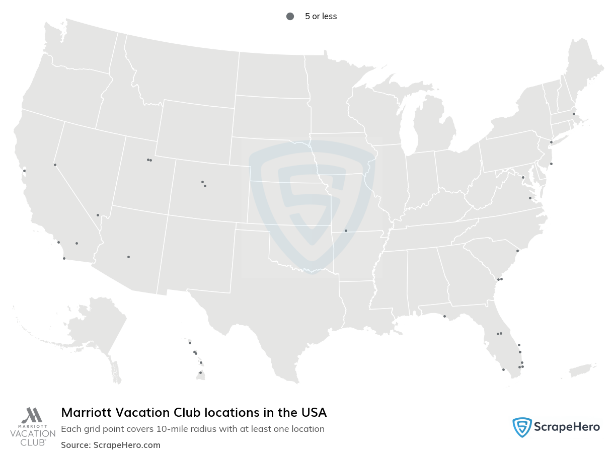 Marriott Vacation Club locations