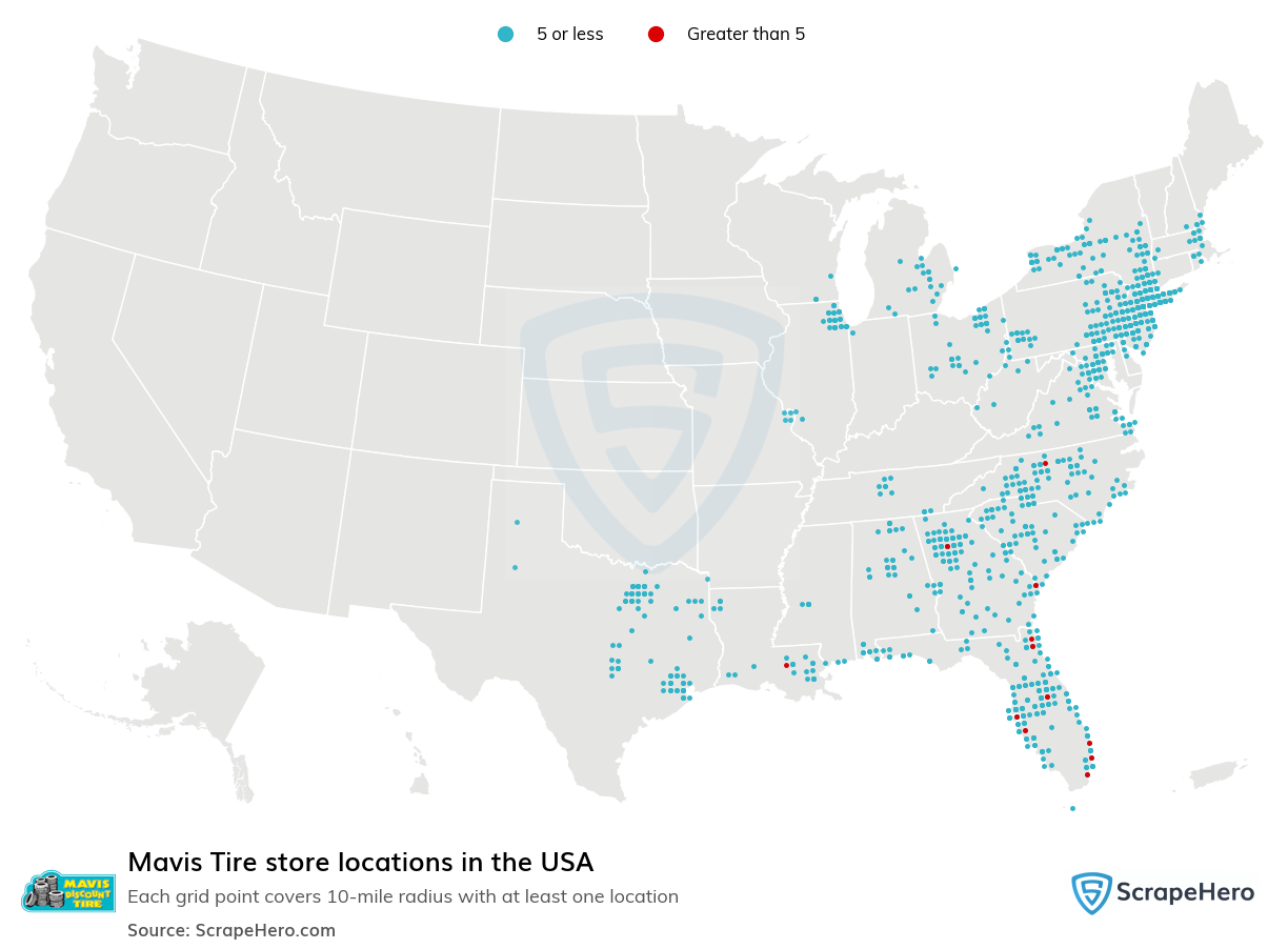 Mavis Tire store locations