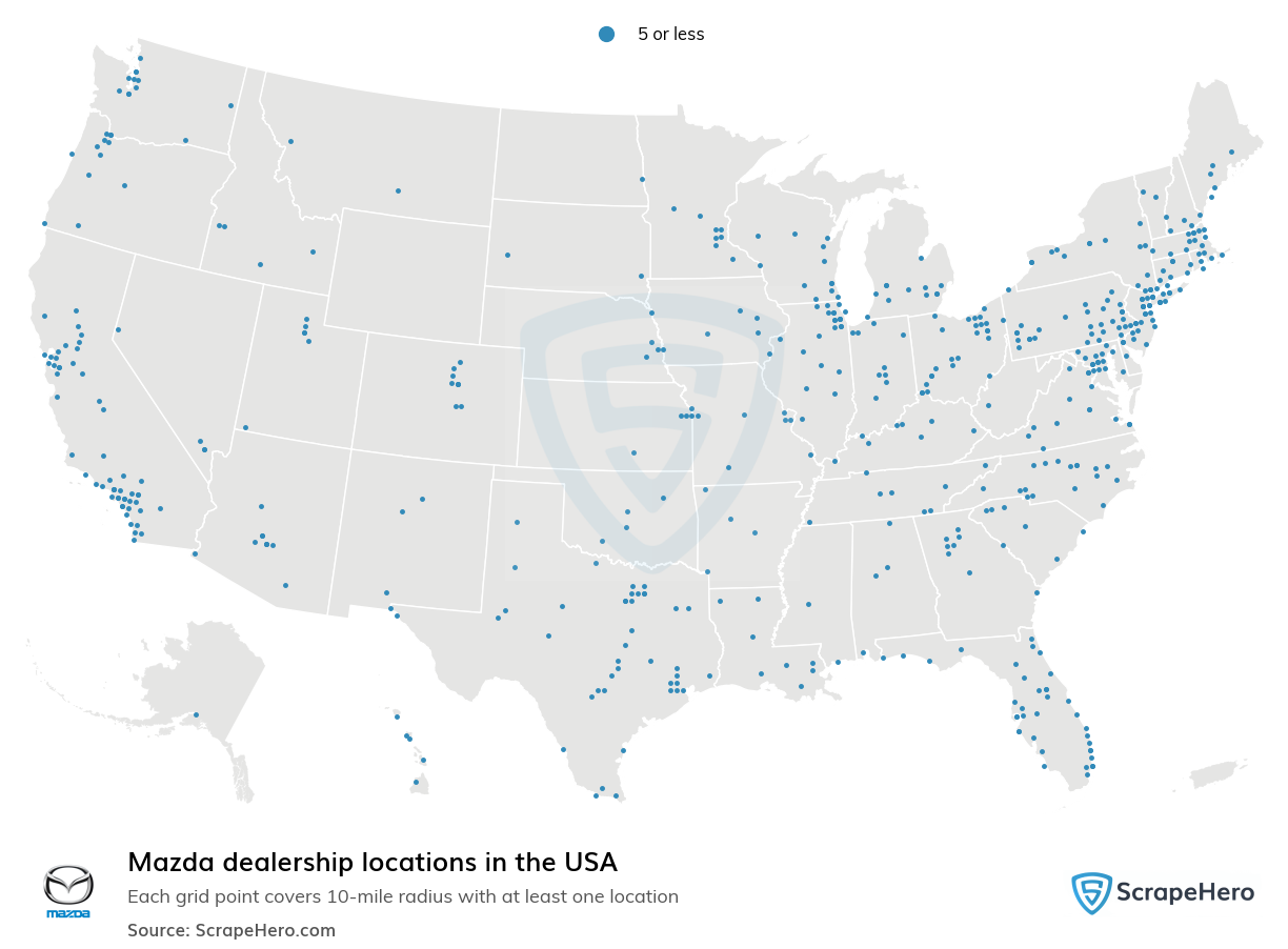 Mazda dealership locations