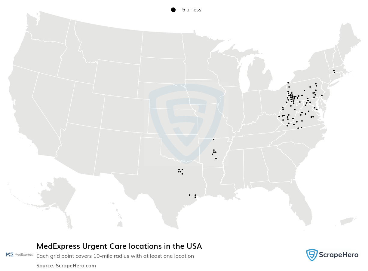 MedExpress Urgent Care locations