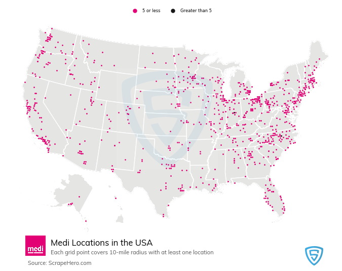 Medi dealership locations