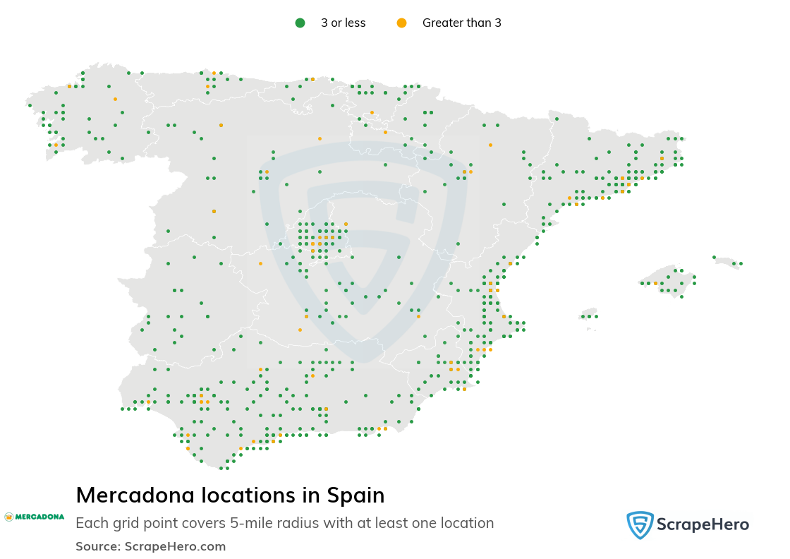 Mercadona store locations