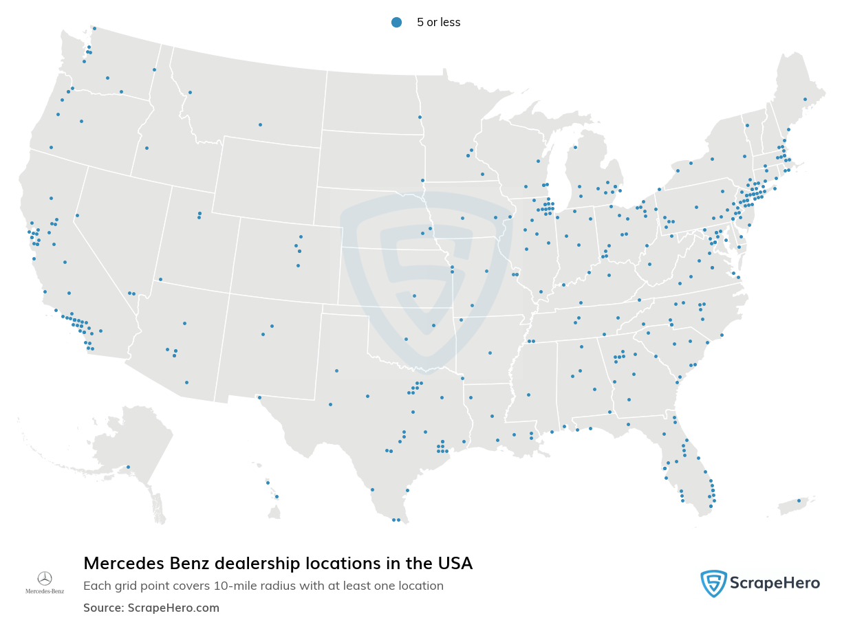 Mercedes Benz dealership locations