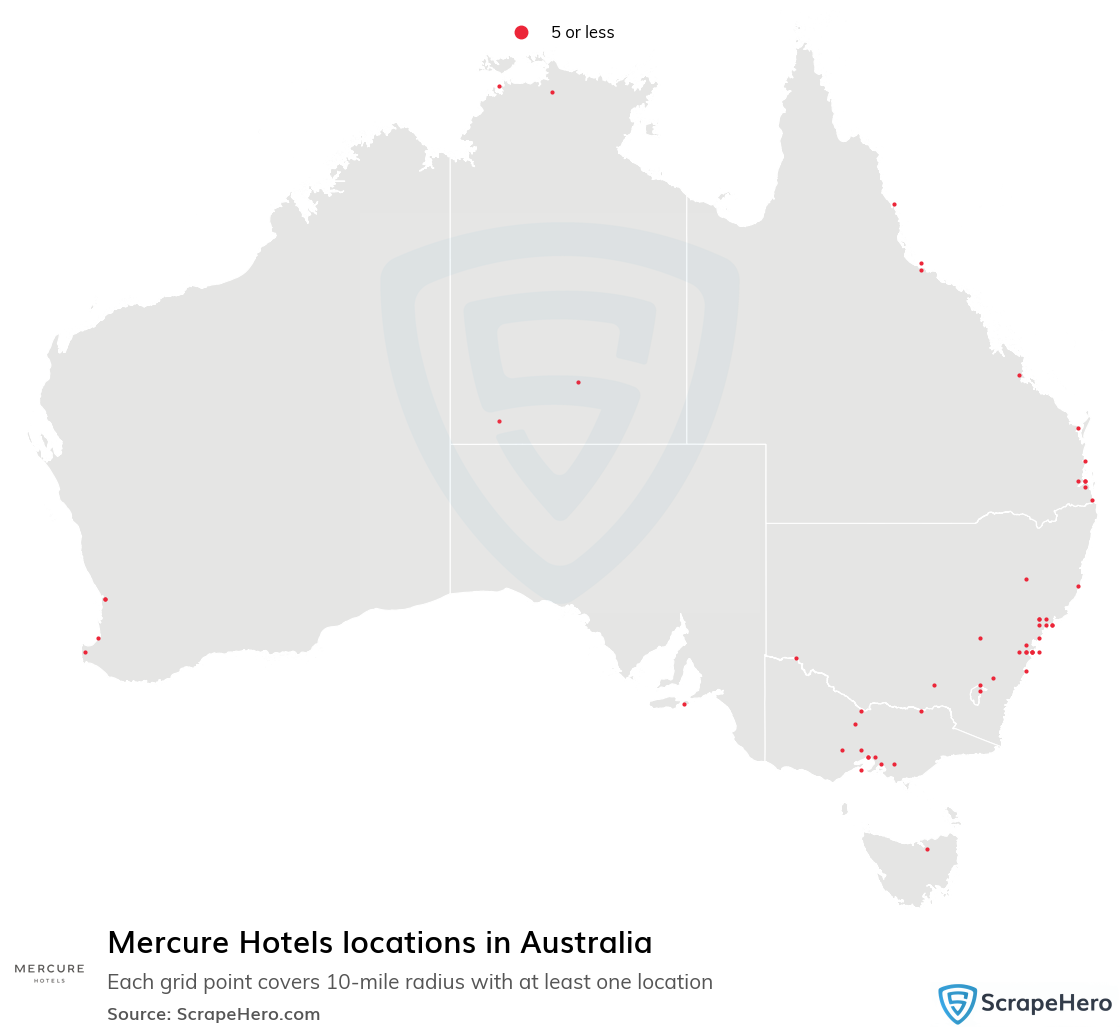 Mercure Hotels locations