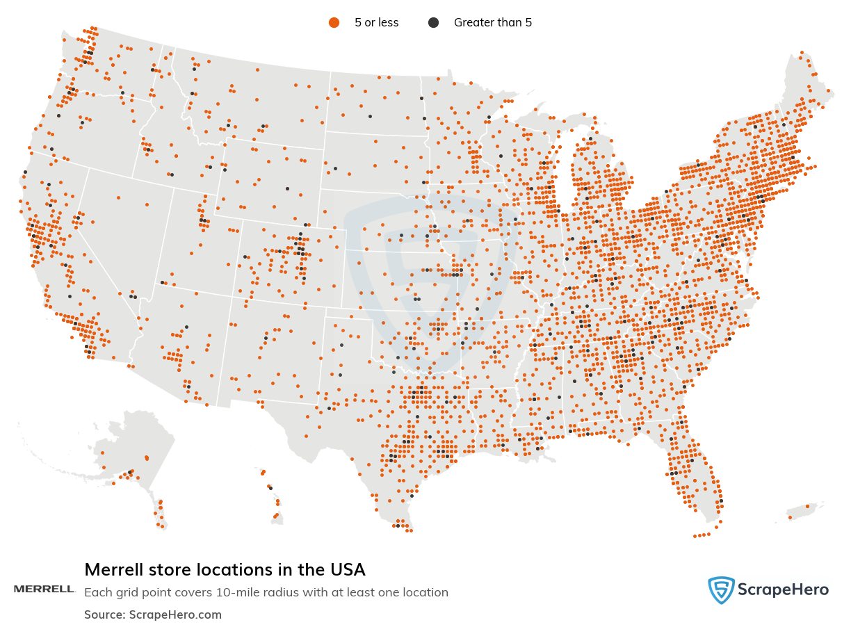 Merrell store locations