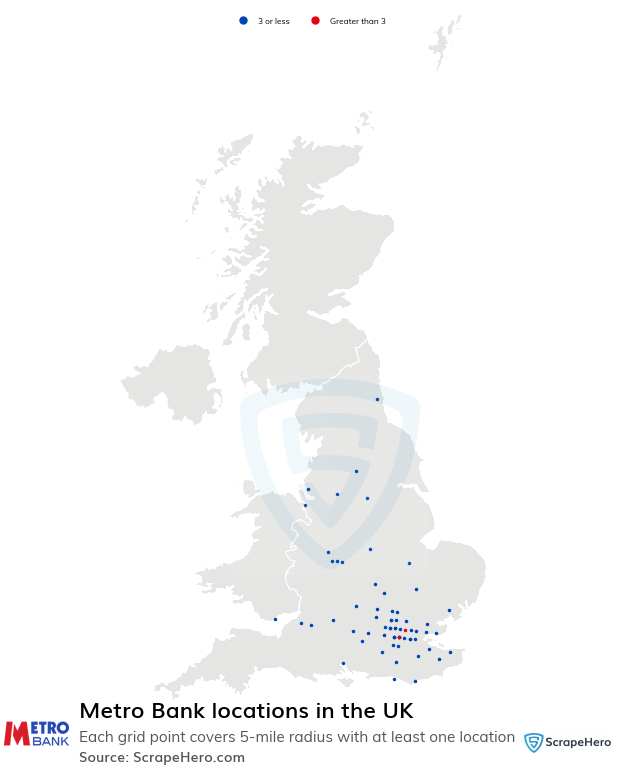 Metro Bank locations