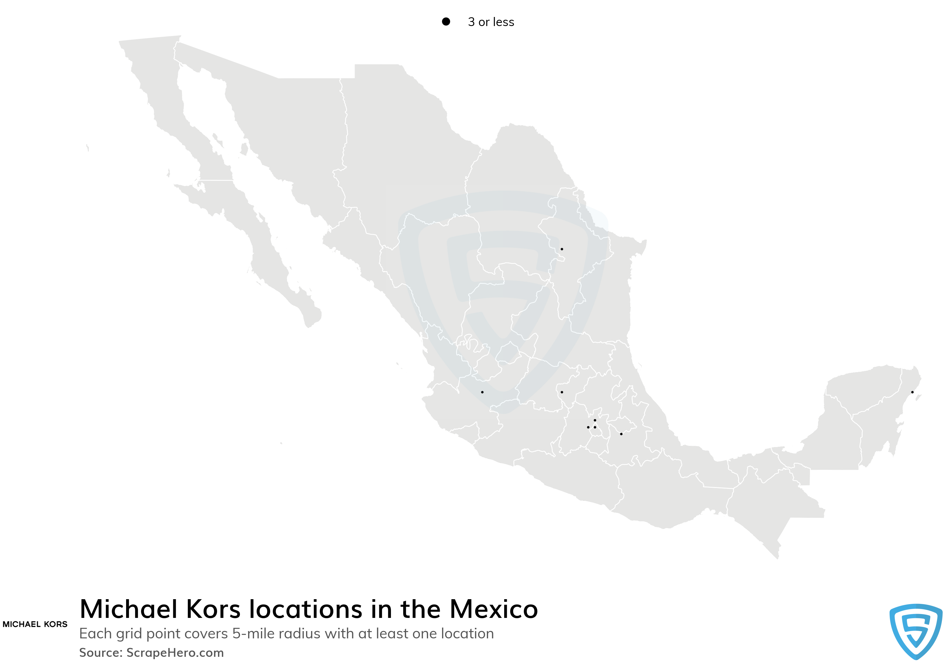 List of all Michael Kors retail store locations in Mexico - ScrapeHero Data  Store